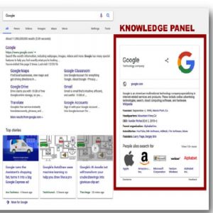 create knowledge panel