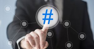 Strategic hashtag and keyword