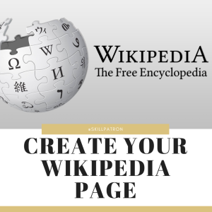 create a wikipedia page